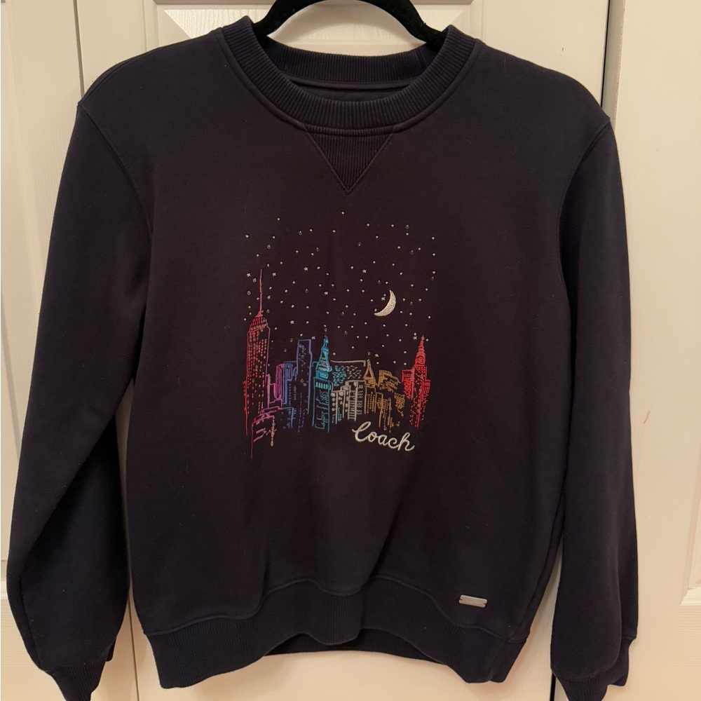 Authentic Coach NYC Skyline Crewneck